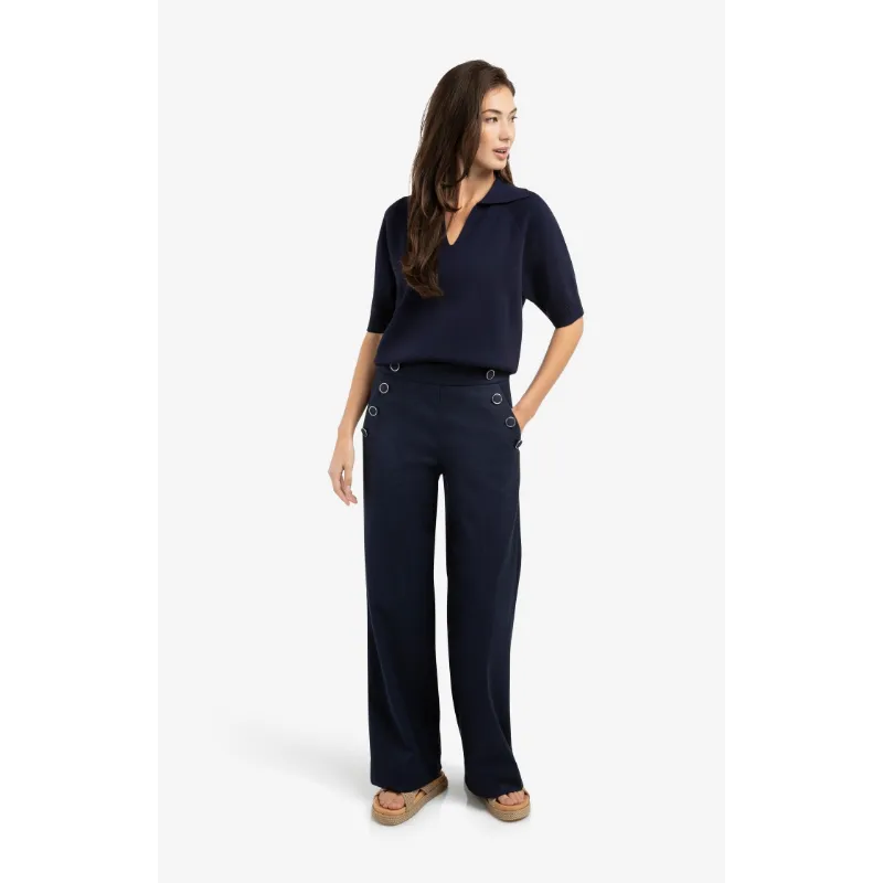 01-000569-603 6 Yaya Sweater 01-000569-603 93923 Blauw