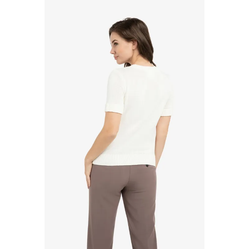 01-000574-6034 (1) Yaya Sweater 01-000574-603 99053 Off-White