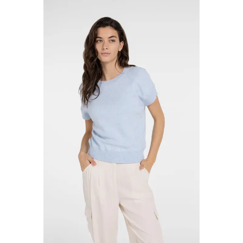 01-000579-6041 Yaya T-Shirt 01-000579-604 990732 Licht Blauw