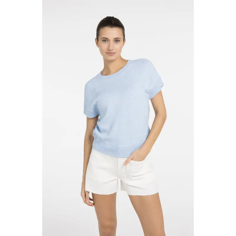 01-000579-6046 Yaya T-Shirt 01-000579-604 990732 Licht Blauw