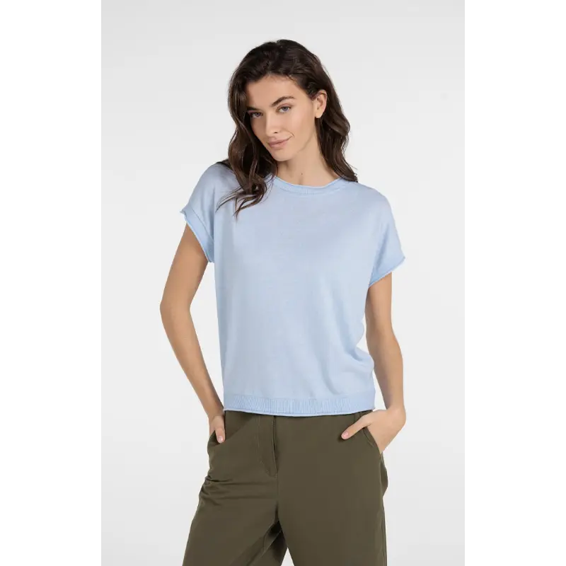 01-000580-60401 Yaya T-Shirt 01-000580-604 990732 Licht Blauw