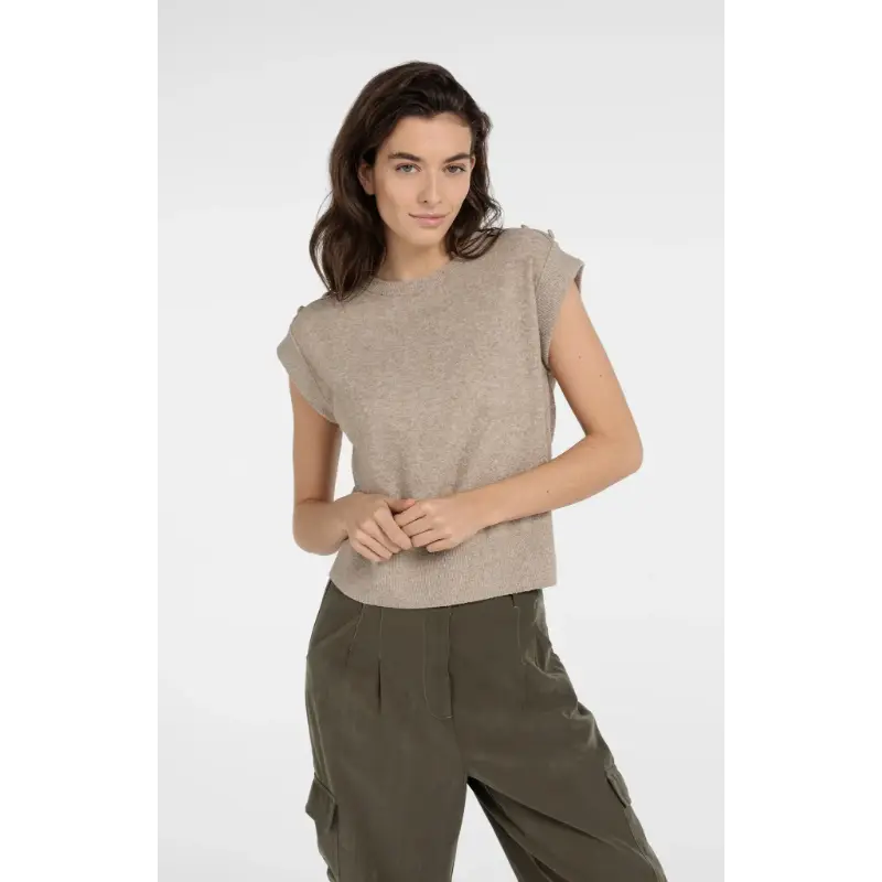 01-000584-604 9905485 Yaya Top 01-000584-604 611042 Taupe