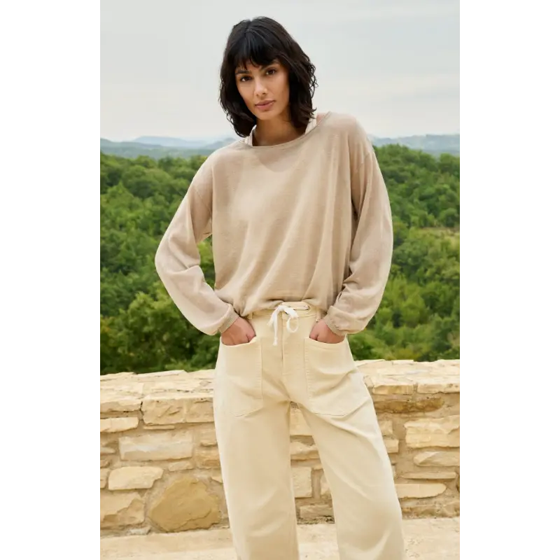 01-000594-60401 Yaya Sweater 01-000594-604 61104 Beige