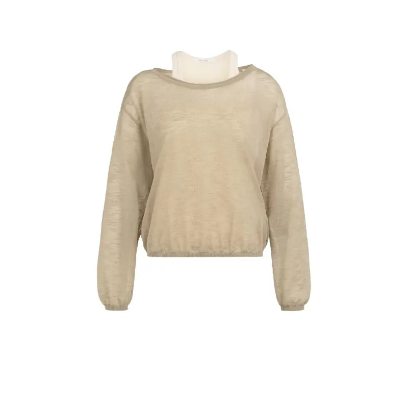 01-000594-60402 Yaya Sweater 01-000594-604 61104 Beige
