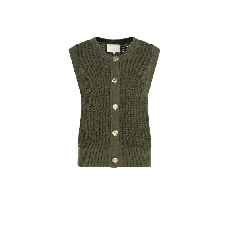 01-010153-60402 Yaya Vest 01-010153-604 99065 Groen