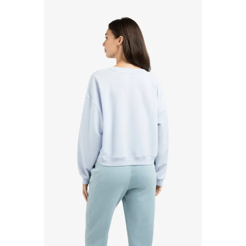 01-109114-6034 (1) Yaya Sweater 01-109114-603 99048 Licht Blauw