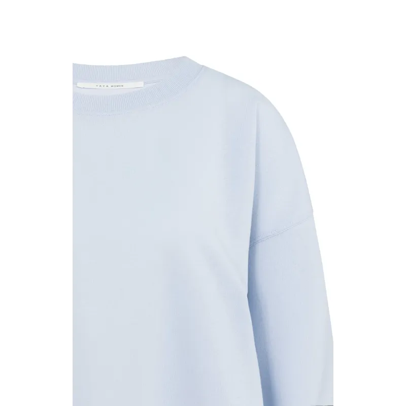 01-109114-6037 (1) Yaya Sweater 01-109114-603 99048 Licht Blauw