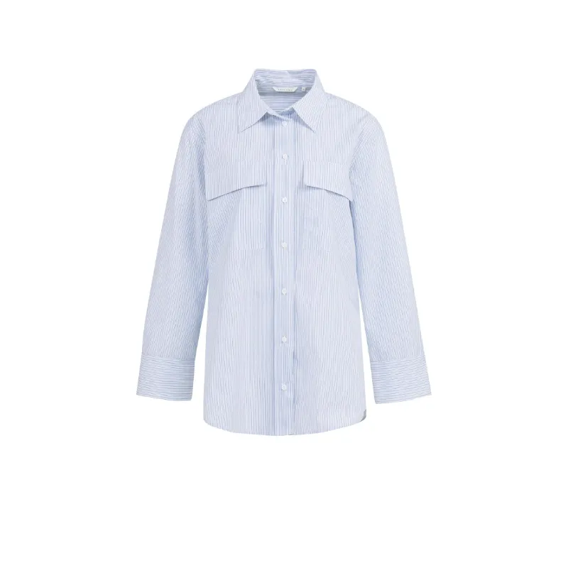 01-201205-60302 Yaya Blouse 01-201205-603 990481 Licht Blauw