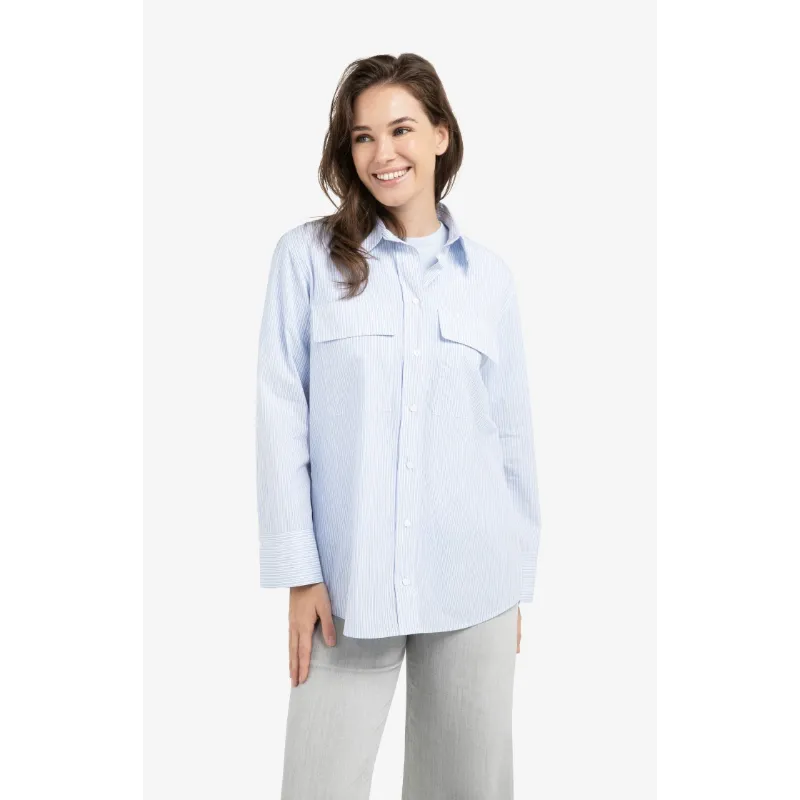 01-201205-60303 Yaya Blouse 01-201205-603 990481 Licht Blauw