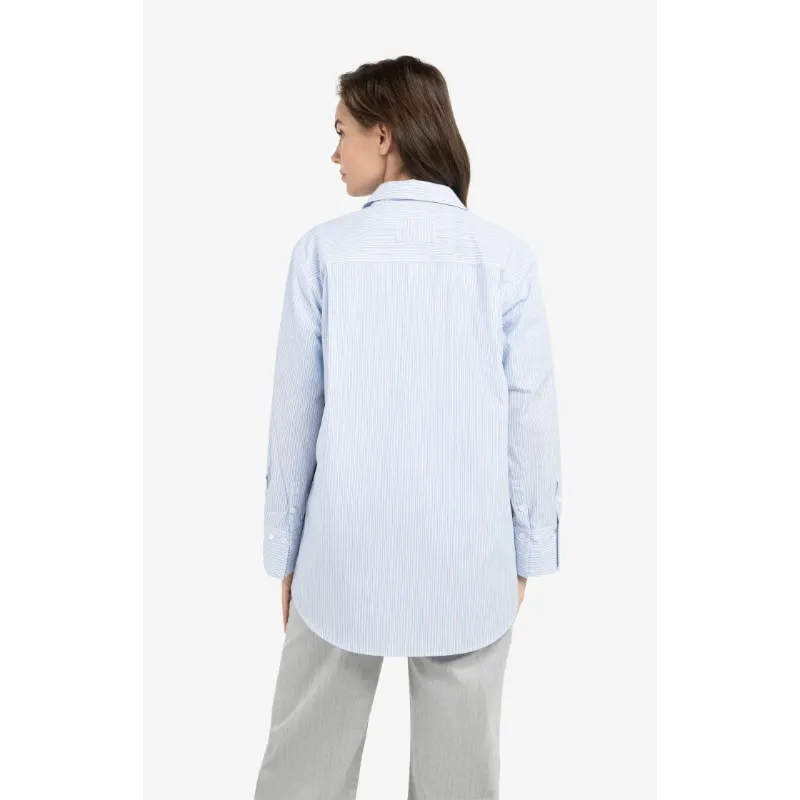 01-201205-60304 Yaya Blouse 01-201205-603 990481 Licht Blauw