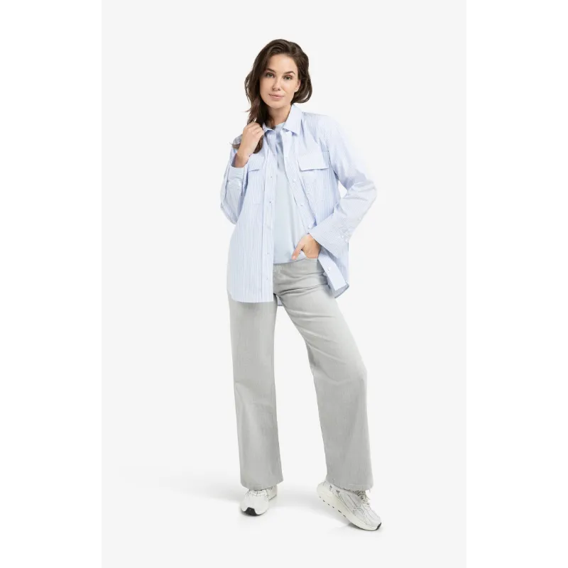 01-201205-60306 Yaya Blouse 01-201205-603 990481 Licht Blauw