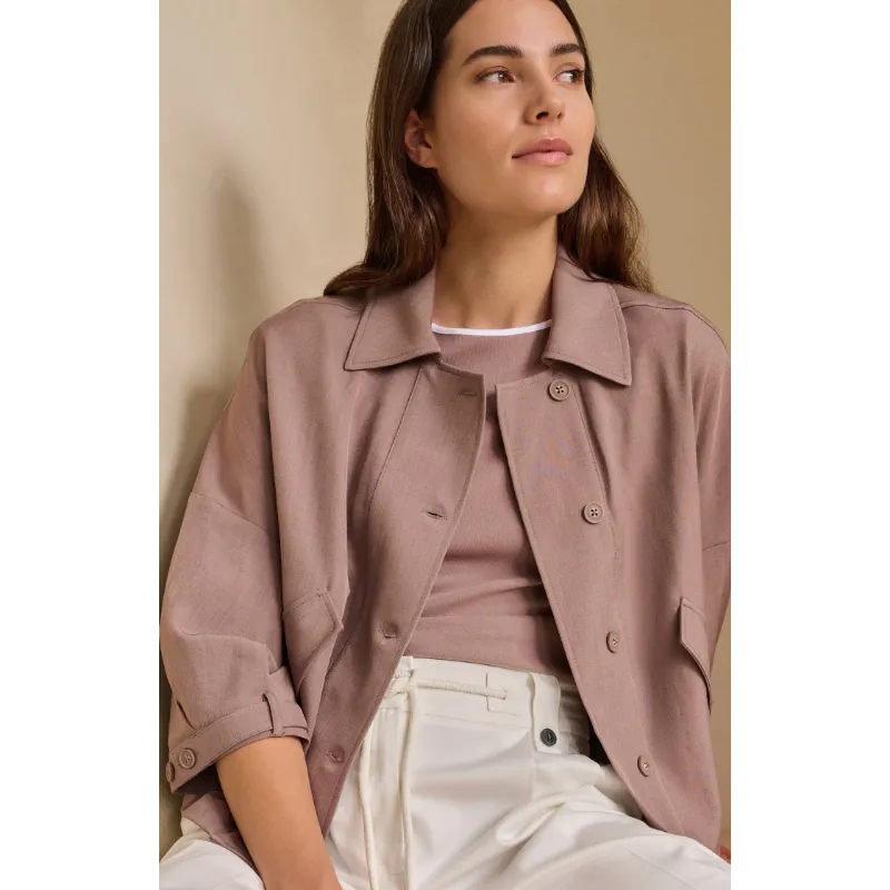 01-201206-60301 (1) Yaya Blouse 01-201206-603 81312 Taupe