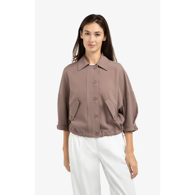 01-201206-60303 (1) Yaya Blouse 01-201206-603 81312 Taupe