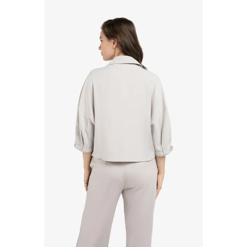 01-201206-60304 Yaya Blouse 01-201206-603 43802 Grijs