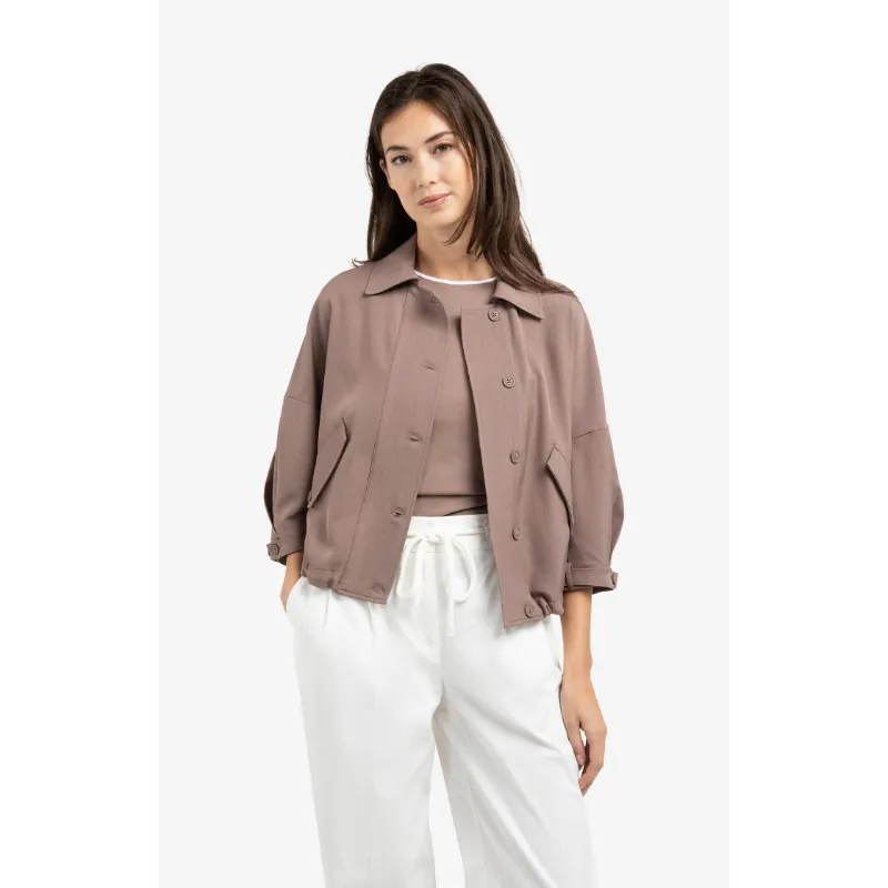 01-201206-60306 (1) Yaya Blouse 01-201206-603 81312 Taupe