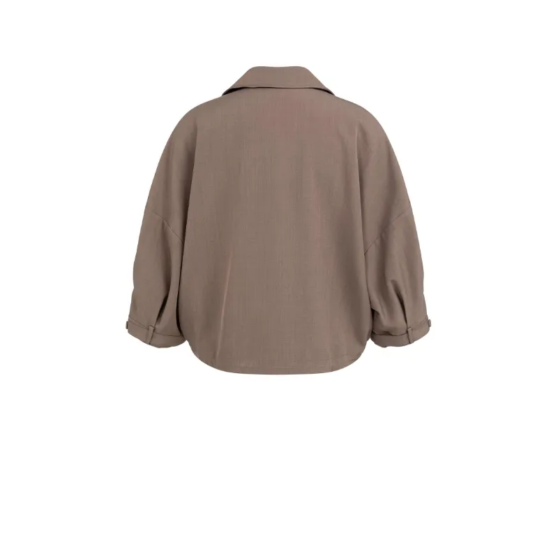 01-201206-60308 (1) Yaya Blouse 01-201206-603 81312 Taupe