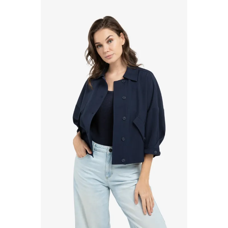 01-201206-6031 Yaya Blouse 01-201206-603 93923 Blauw