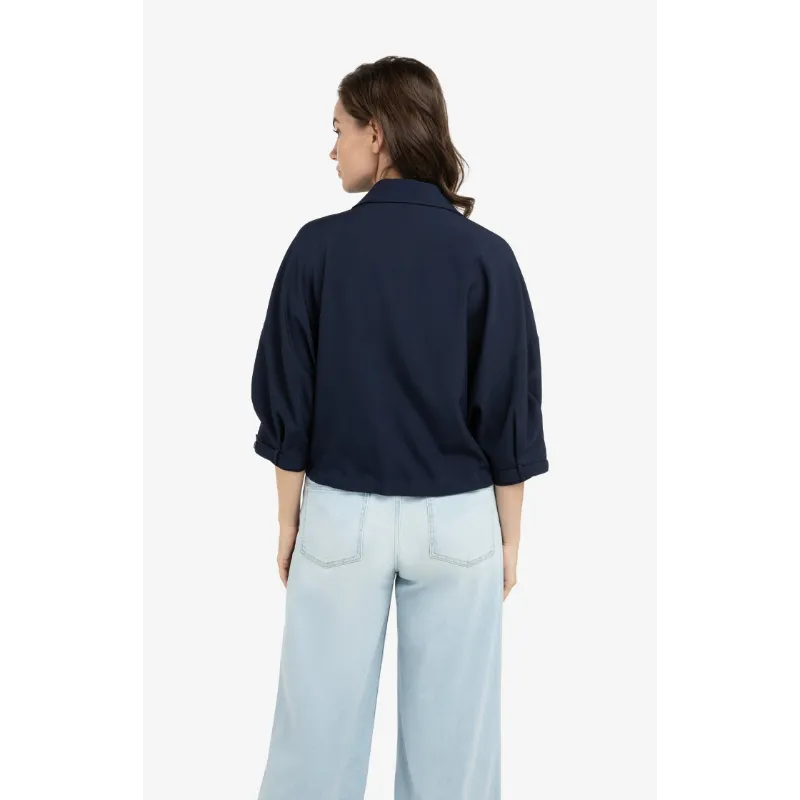 01-201206-6034 Yaya Blouse 01-201206-603 93923 Blauw