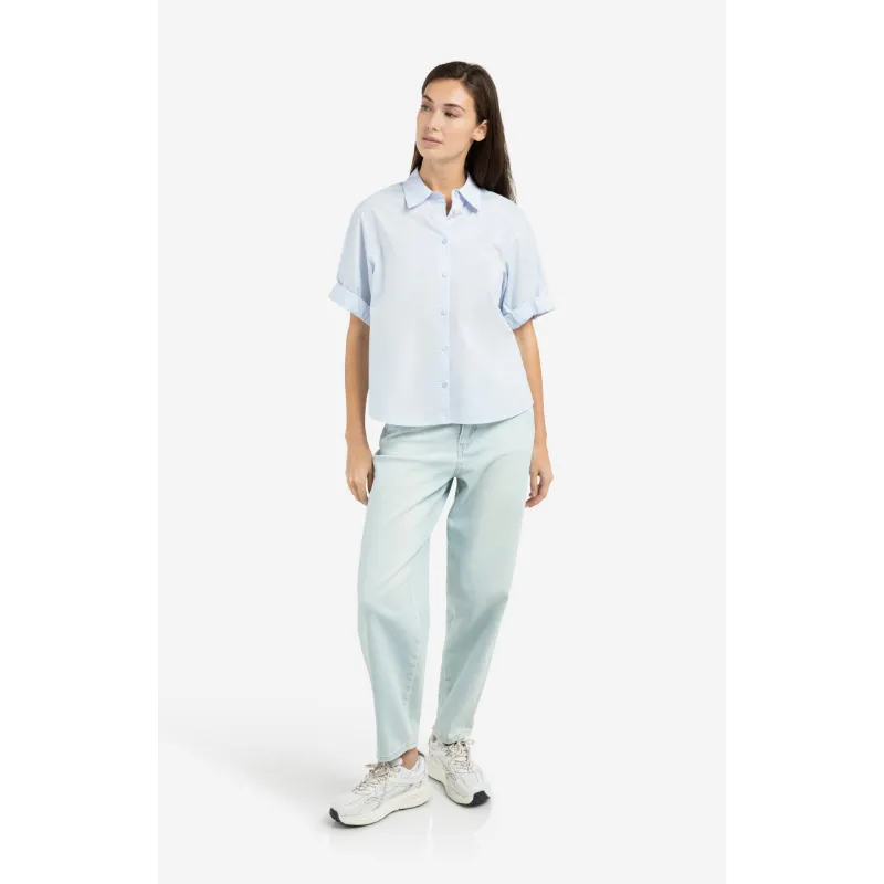 01-201207-6035 (1) Yaya Blouse 01-201207-603 99048 Licht Blauw