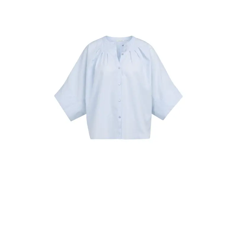 01-201217-6042 Yaya Blouse 01-201217-604 99073 Licht Blauw