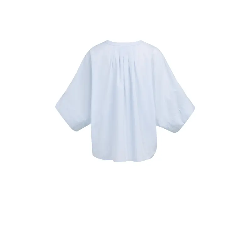 01-201217-6043 Yaya Blouse 01-201217-604 99073 Licht Blauw