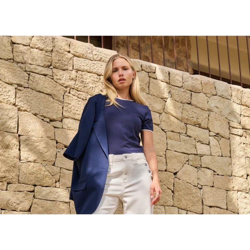 01-501082-6036 (1) Yaya Blazer 01-501082-603 93923 Blauw