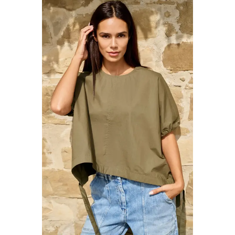 01-701361-60401 Yaya Top 01-701361-604 99065 Groen