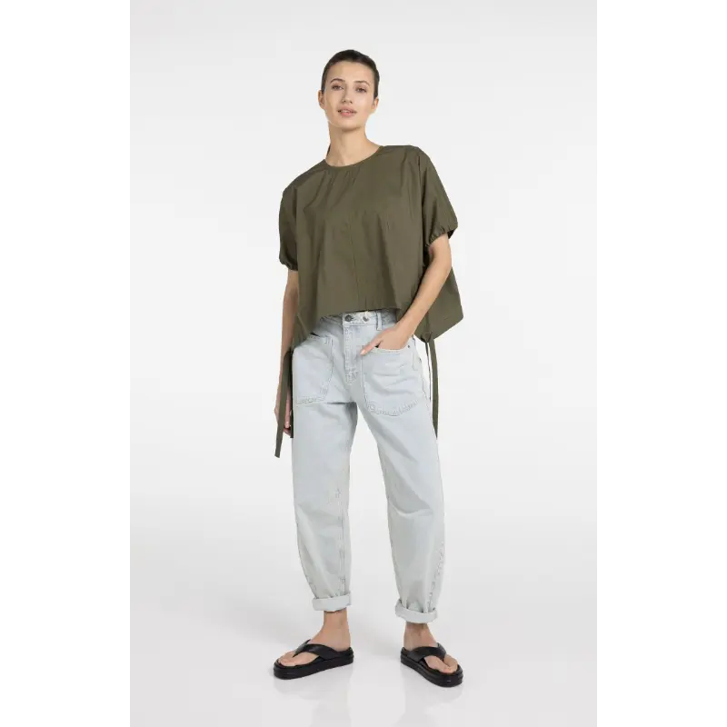 01-701361-60408 Yaya Top 01-701361-604 99065 Groen