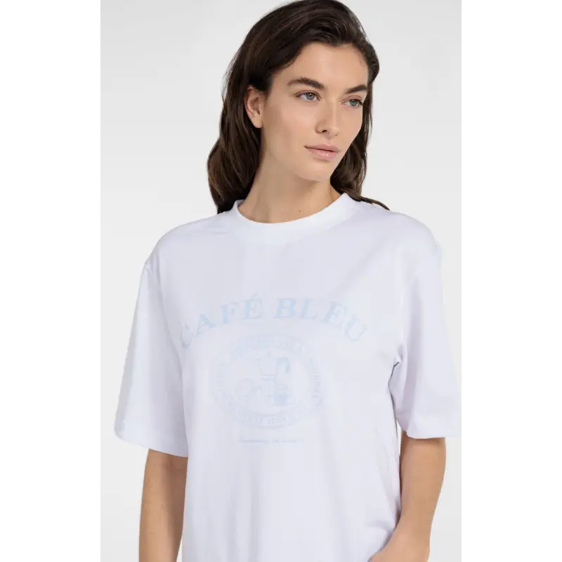 01-719089-6043 Yaya T-shirt 01-719089-604 990731 Licht Blauw