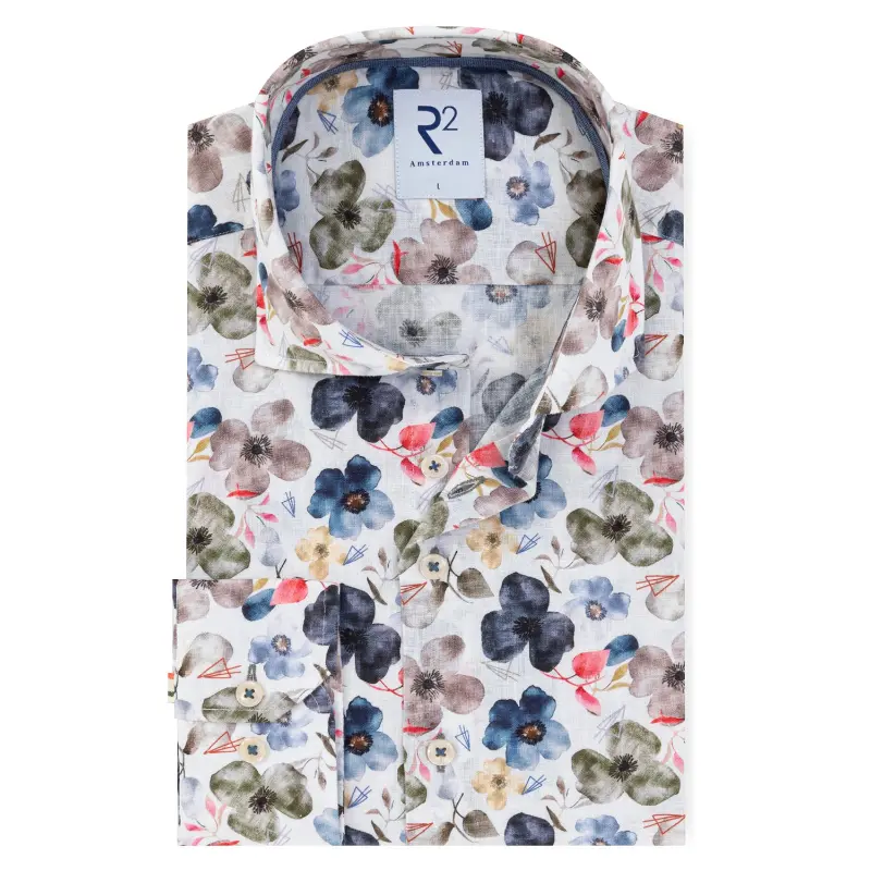 132.wsp.019 Bloem1 R2 Overhemd 132.WSP.019 073 Multicolour