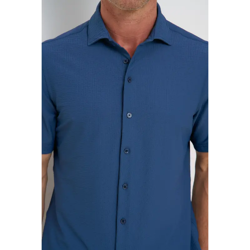 132.wspss.031 Blauw2 R2 Overhemd 132.WSPSS.031 010 Blauw