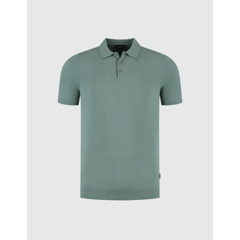 19481-60018-chris-silvergreen-Front Saint Steve Polo Chris 19481 60018 Silver Green