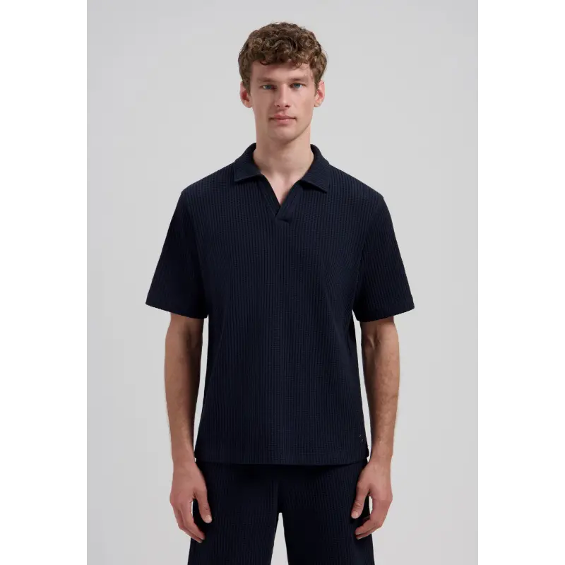 240206 Navy1 Dstrezzed Polo Mayson 240206 649 Dark Navy