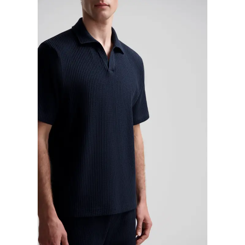 240206 Navy3 Dstrezzed Polo Mayson 240206 649 Dark Navy