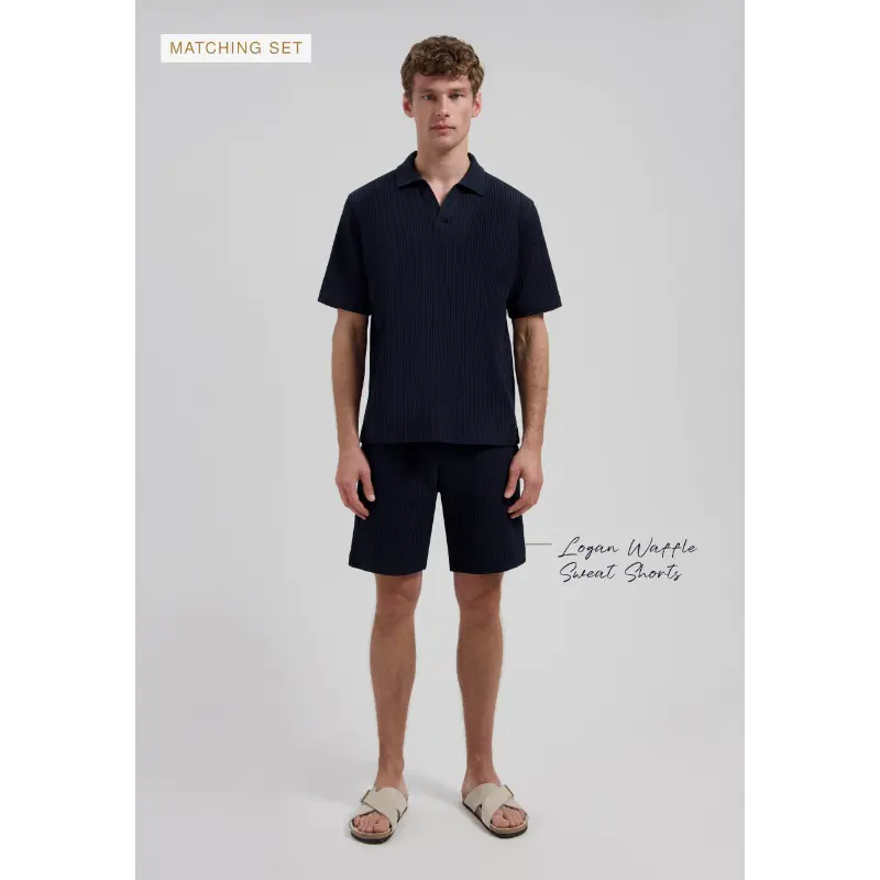 240206 Navy4 Dstrezzed Polo Mayson 240206 649 Dark Navy