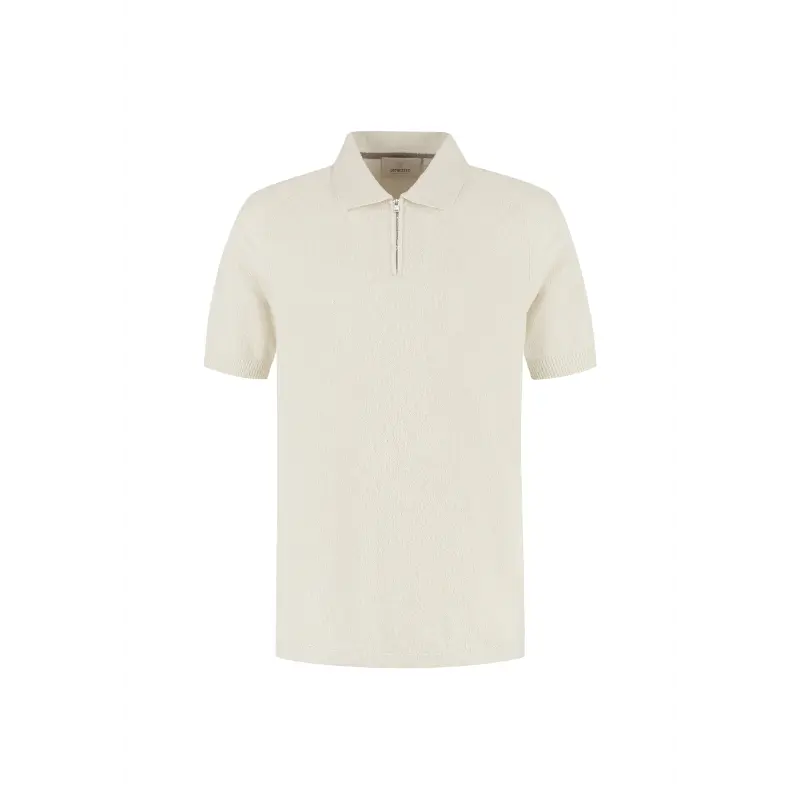 421014-ss2606 Dstrezzed Polo Pettar 421014-SS26 107 Silver Birch
