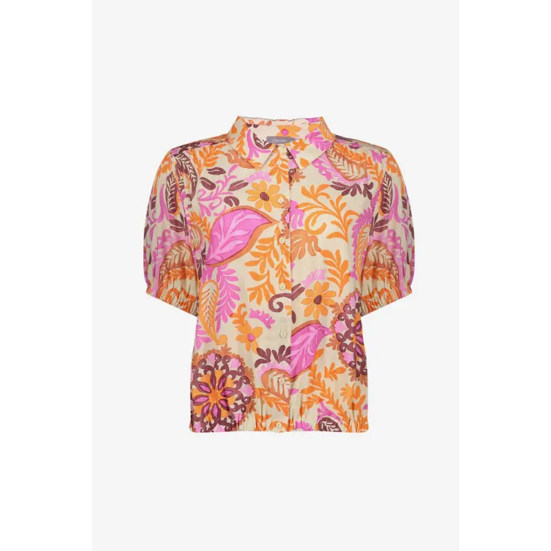 63499-20 Orange3 Geisha Blouse 63499-20 250 Multicolour