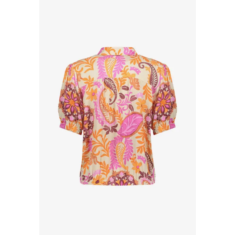 63499-20 Orange5 Geisha Blouse 63499-20 250 Multicolour