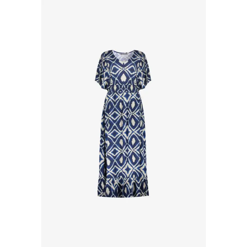 67116-20 Navy2 Geisha Jurk 67116-20 718 Ecru/Navy