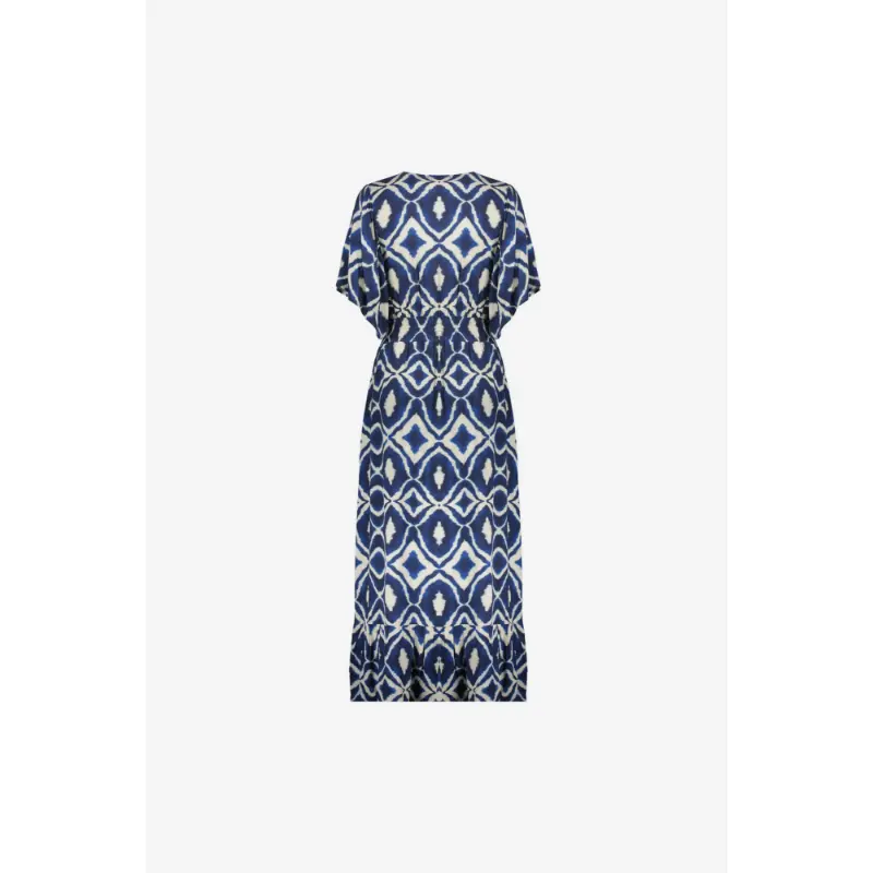 67116-20 Navy4 Geisha Jurk 67116-20 718 Ecru/Navy