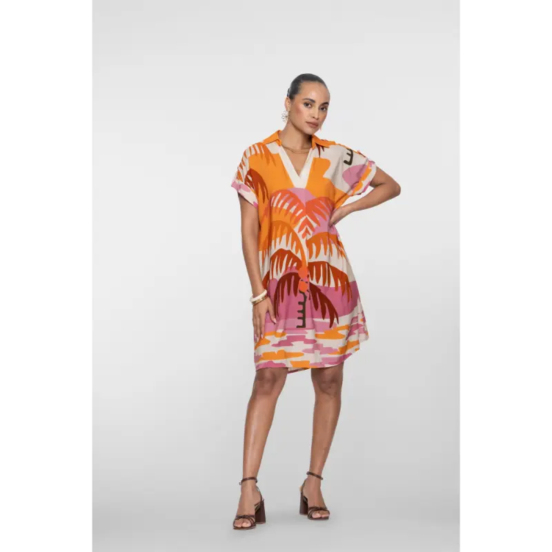 67357-701 Geisha Jurk 67357-70 420 Multicolour