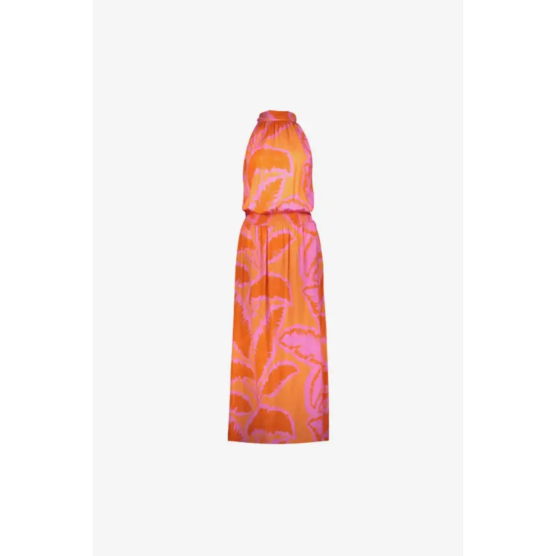 67358-70 Fuchsia3 Geisha Jurk 67358-70 445 Fuchsia/Orange