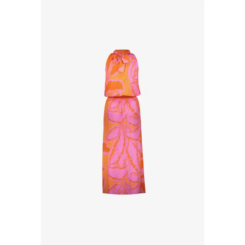 67358-70 Fuchsia5 Geisha Jurk 67358-70 445 Fuchsia/Orange
