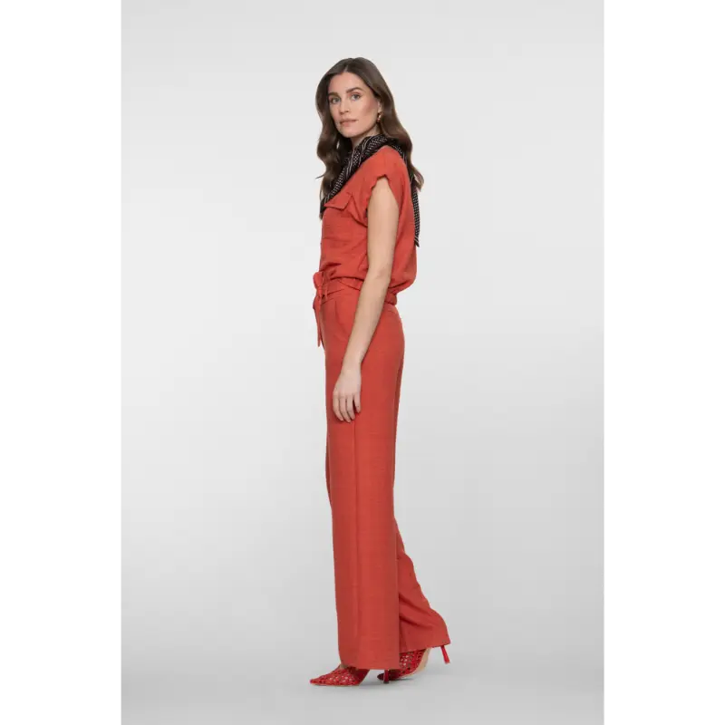Geisha-Fashi_summer-2026_201_61100-60_3 Geisha Broek 61100-60 201 Burned Orange