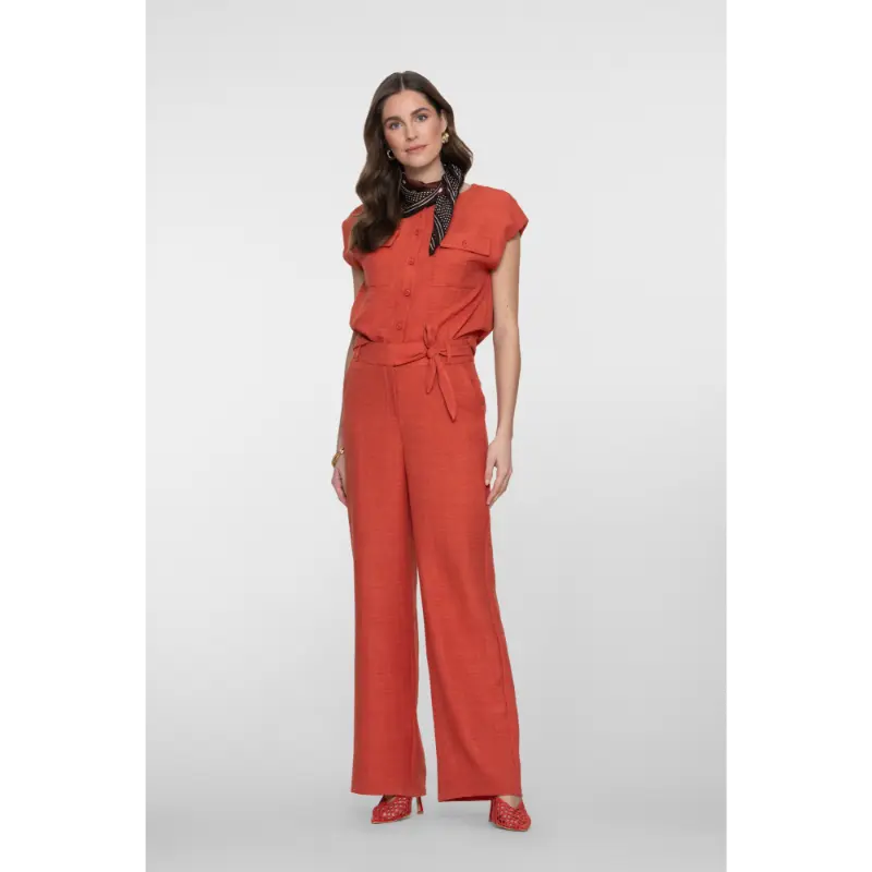 Geisha-Fashi_summer-2026_201_61100-60_5 Geisha Broek 61100-60 201 Burned Orange