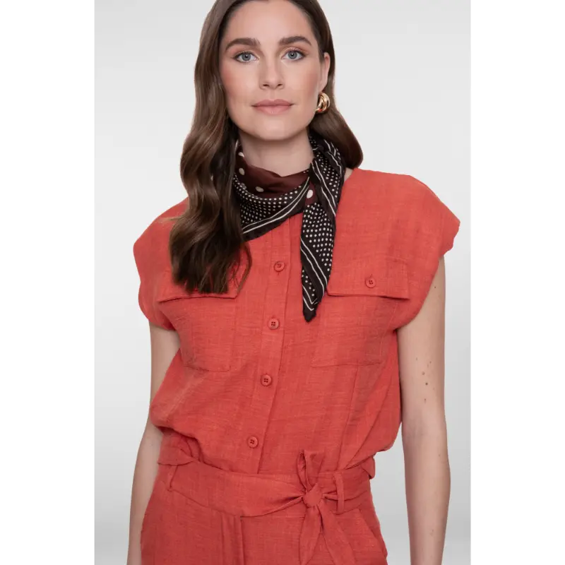 Geisha-Fashi_summer-2026_201_63092-60_4 Geisha Blouse 63092-60 201 Burned Orange