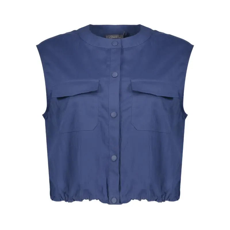 Geisha-Fashi_summer-2026_670_65024-10_2 Geisha Gilet 65024-10 670 Ink Blue