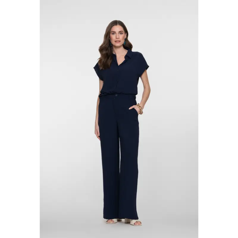 Geisha-Fashi_summer-2026_675_63140-21_7 Geisha Blouse 63140-21 675 Donkerblauw