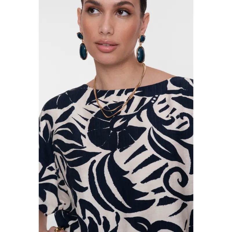 Geisha-Fashi_summer-2026_675_63236-26_5 Geisha Top 63236-26 675 Donkerblauw