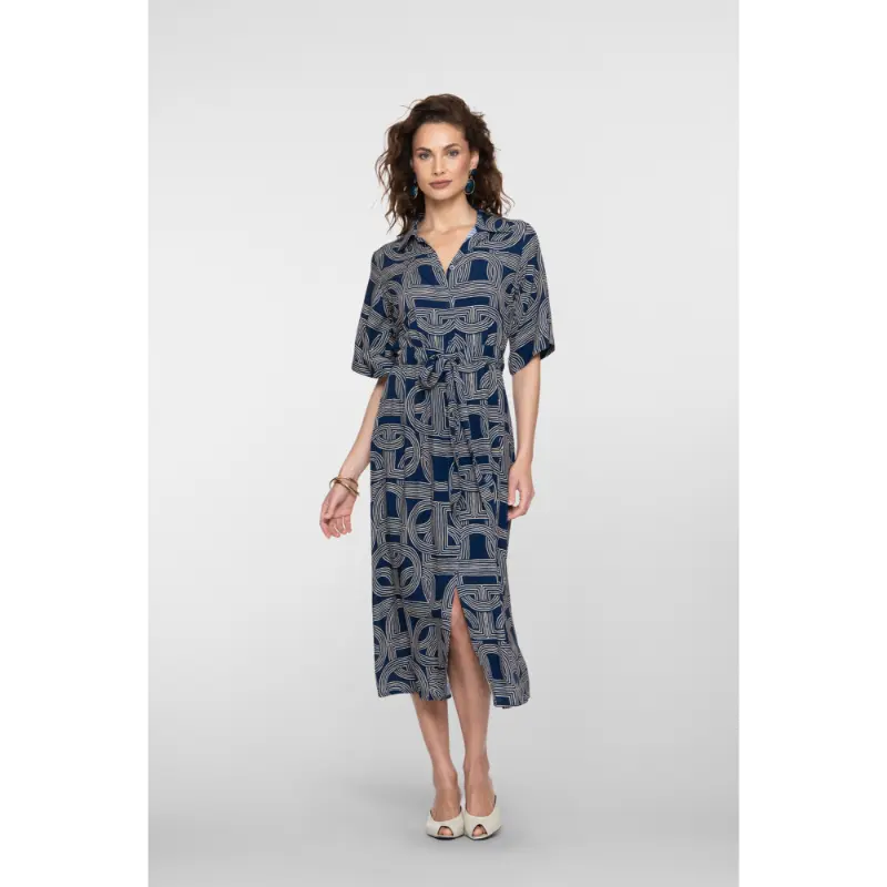 Geisha-Fashi_summer-2026_675_67053-70 Geisha Jurk 67053-70 675 Donkerblauw